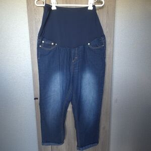 Rumor Has It Women's Blue Maternity Jeans Size Large